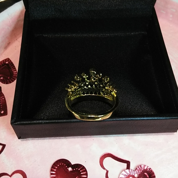 👑ON SALE NWT GOLD&CZ💎"YOUR MY QUEEN" RING - Picture 5 of 5